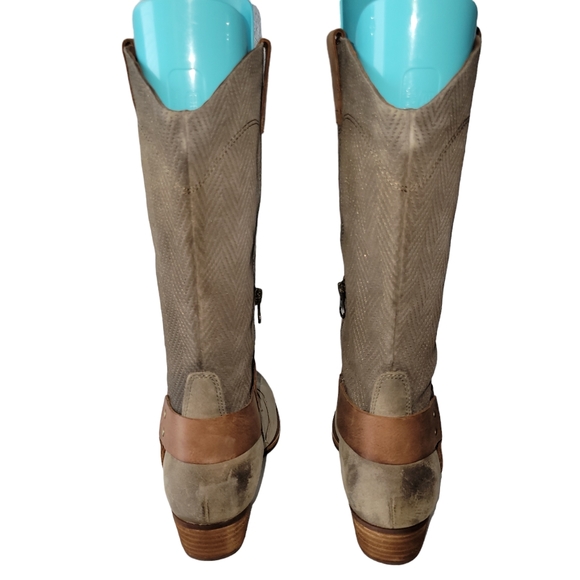 Kork-Ease Cowboy Boots Women's Size 9M Distressed - Picture 4 of 9